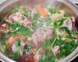 Hình bước làm 3 của món Xương heo hầm rau củ