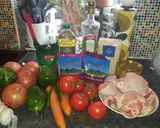 A picture of step 1 of Chicken kabsa.