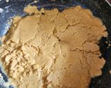 A picture of step 2 of Besan ladoo.