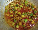 A picture of step 3 of Zhatpat kakdi(kheera)ki sabji.