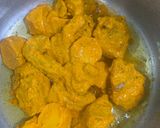 A picture of step 3 of Chicken malai biryani.