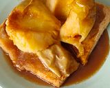 Une image de l'étape 5 de Pomme au four au caramel beurre salé.