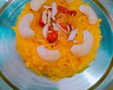 A picture of step 4 of Mithe chawal.