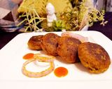 A picture of step 4 of Green Chicken Kebab.