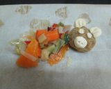 Foto del paso 6 de la receta Albóndiga con verduritas y hojaldre al horno