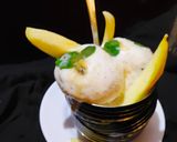 A picture of step 9 of Aam pudina panna ice cream.