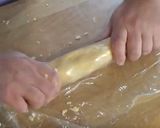 A picture of step 3 of Parmesan Sable biscuits.