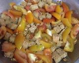 A picture of step 2 of Chicken & Tofu in Tomato.