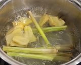 Foto langkah ke 1 dari resep Wedang Jahe Serai dan Jeruk Nipis.