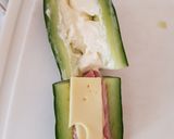 A picture of step 2 of Stuffed Cucumber Sandwiches 🤗.