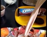 A picture of step 4 of Oreo delight shake.
