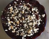 Une image de l'étape 4 de Carpaccio de betteraves à la feta huile de noisettes basilic et vinaigre d abricot.