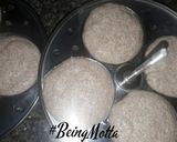 A picture of step 3 of Ragi Idli.