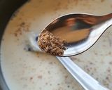 A picture of step 2 of Kheer Komala.