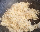 A picture of step 1 of Cauliflower Keto Pizza.
