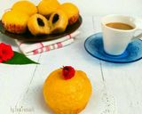 Foto langkah ke 6 dari resep Roti cup isi coklat dan ayam (Eggless).