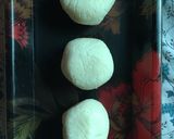 A picture of step 1 of Rasgulla Dahi vada.