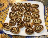 Une image de l'étape 8 de Palmiers feuilletés porc châtaigne feta.