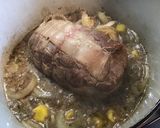 Une image de l'étape 14 de Rôti de cerf mariné, carottes jaunes et sauce brune.
