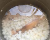 A picture of step 3 of Homemade Red Pozole.