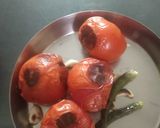 भूने टमाटर की चटनी (bhune tamatar ki chutney recipe in Hindi) रेसिपी चरण 2 फोटो