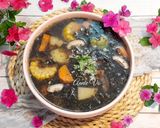 Hình bước làm 3 của món Canh súp rong biển nấu xương gà
