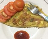 Foto langkah ke 7 dari resep Omelet Kentang.