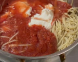 Foto del paso 4 de la receta: *ESPAGUETI CREMOSO DE CAMARONES CON SALSA DE JITOMATE*