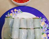 Hình bước làm 6 của món Phở cuộn