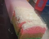 Foto langkah ke 3 dari resep Rainbow cake kukus.