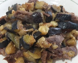 Foto del paso 1 de la receta: Salteado de lomo y berenjena
