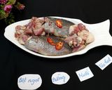 Hình bước làm 1 của món Cá rô đồng kho dưa cải