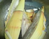 Foto langkah ke 1 dari resep Pecel Terong Bakar dan Jantung Pisang.