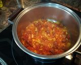 A picture of step 5 of Garlic Soup with Chorizo.