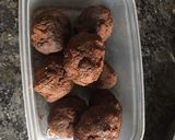 A picture of step 2 of Chocolate scotch eggs!.