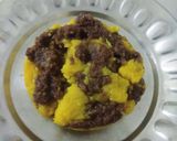 A picture of step 7 of Chocolate pineapple bread pudding.