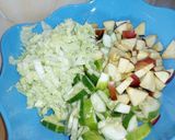 A picture of step 2 of Chinese cabbage salad.