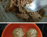 A picture of step 4 of Protein ladoos.