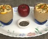 A picture of step 8 of Blended Apple Chia Pudding.