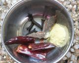 A picture of step 1 of Raw Mango Curry/Subji.