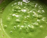 A picture of step 5 of Pasta in green sauce.