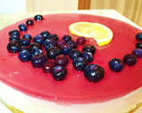 Foto del paso 11 de la receta: Cheesecake de limón con gelatina de arándanos