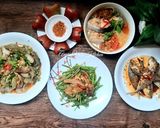 Hình bước làm 6 của món Cơm nhà với các món cá