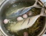 ต้มยำปลาทูสดใบกะเพรา วิธีทำสูตร 3 รูป