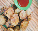 Gambar langkah 5 resipi Nugget ala tempura mini.