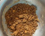 A picture of step 3 of Chocolate sesame wheat ladoo.