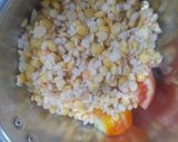 A picture of step 2 of Protein rich chilla.