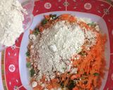 Foto del paso 3 de la receta: Arepa vegana de brócoli zanahoria perejil y avena
