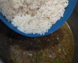 A picture of step 8 of Kabuli/afghani Pulao😋💛🍲.