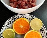 Foto del paso 1 de la receta: Ceviche de atún con mango